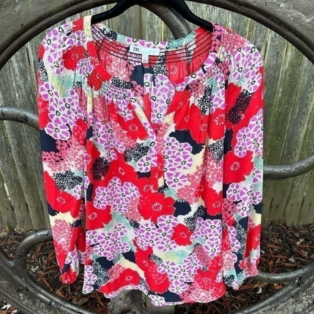 DR2 by‎ Daniel Rainn Women’s Peasant Tunic Top (Small) (NWOT)